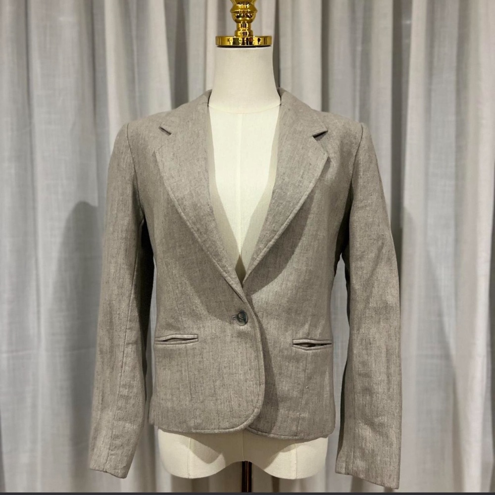 Vintage Pendleton Fitted Virgin Wool Blazer (60s–70s) - Picture 2 of 8